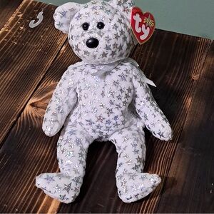 Rare!! TY Beanie Baby Bear “The Beginning” Y2K bear